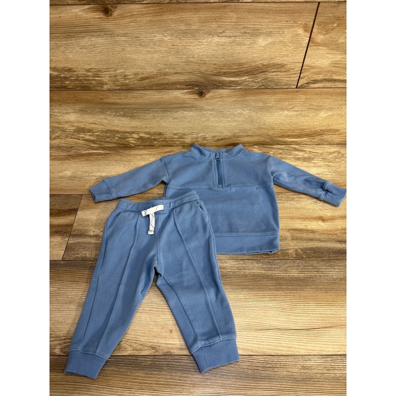 Cat & Jack 2pc Pullover & Joggers Blue sz 18m Blue 18m