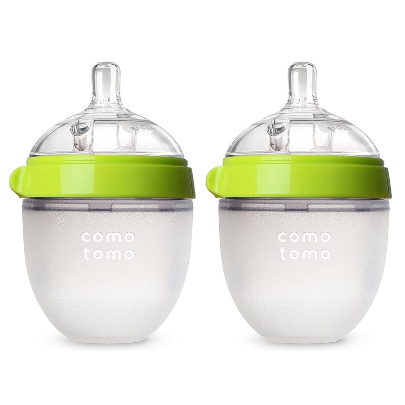 Comotomo Baby Bottle 2-Pack - 5oz Green