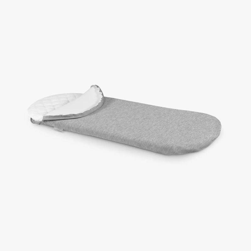 Uppababy Mattress Cover for Bassinet (2018-Newer) Light Grey