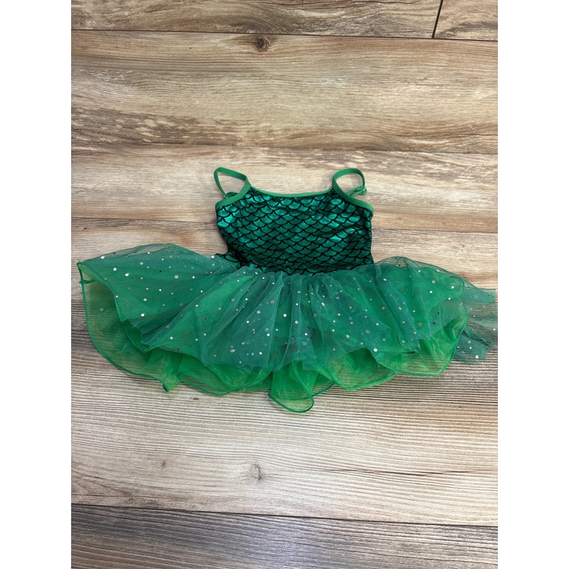 1pc Mermaid Tutu Swimsuit Green sz 2T Green 2T