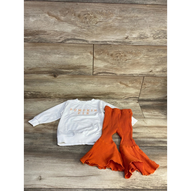 2pc Pumpkin Pie Sweatshirt & Leggings White sz 18-24m White 18m