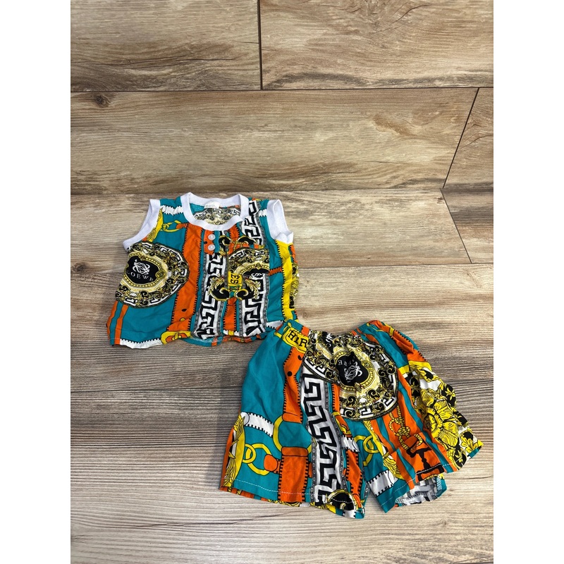 2pc Tank Top & Shorts Blue sz 3m Blue 3m