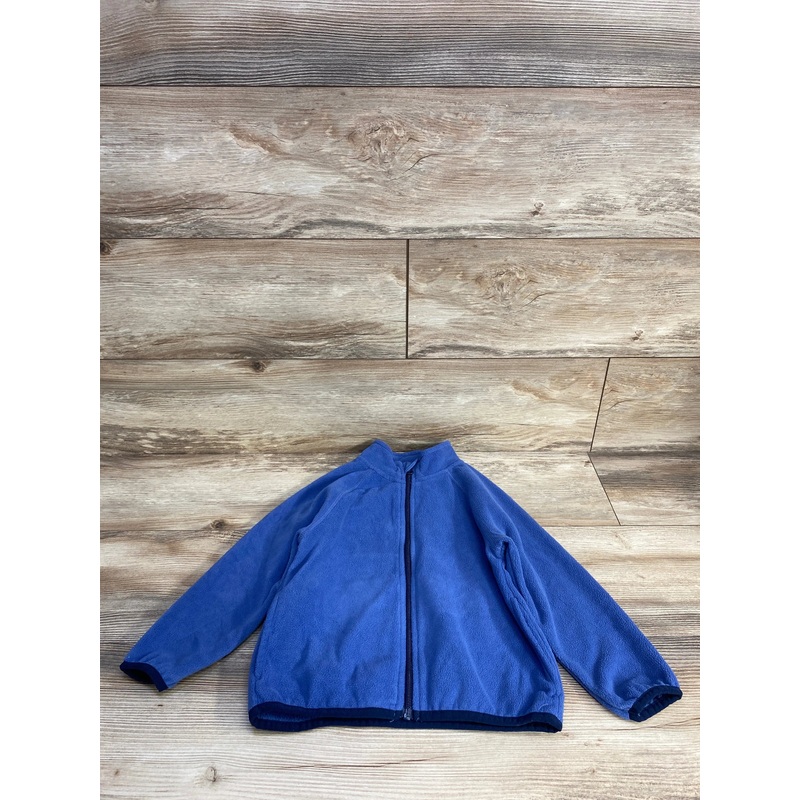 Wonder Nation Full Zip Fleece Jacket Blue sz 4-5T Blue 4T