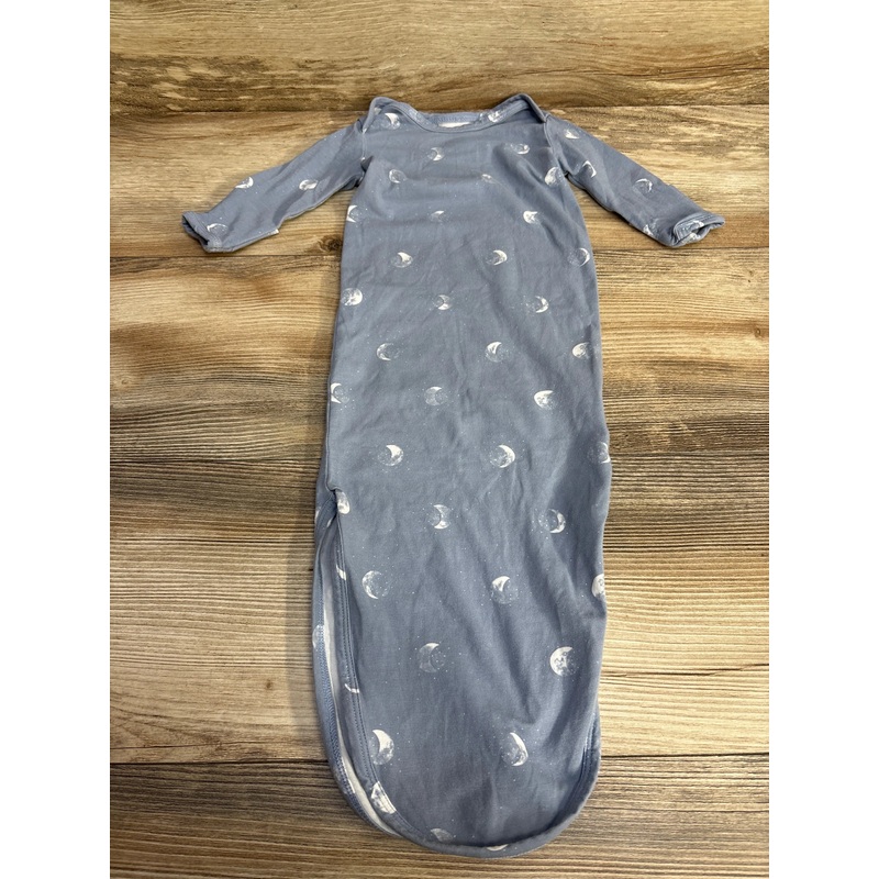 aden + anais Moon Print Knotted Gown Blue sz 0-3m Blue Newborn