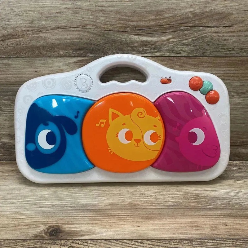B. Toys Musical Party Dance Pad - Lights & Sounds White 6m+ Used
