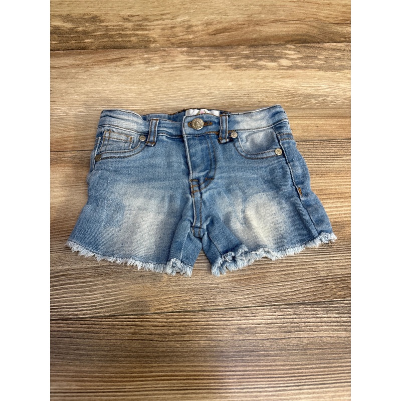 Bailey's Blossoms Denim Shorts Blue sz 12-18m Blue 12m