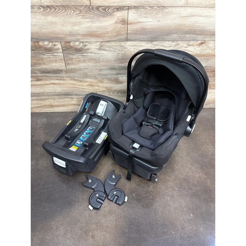 Bugaboo Turtle One by Nuna Car Seat + Extra Base + Adapters 4-32lbs