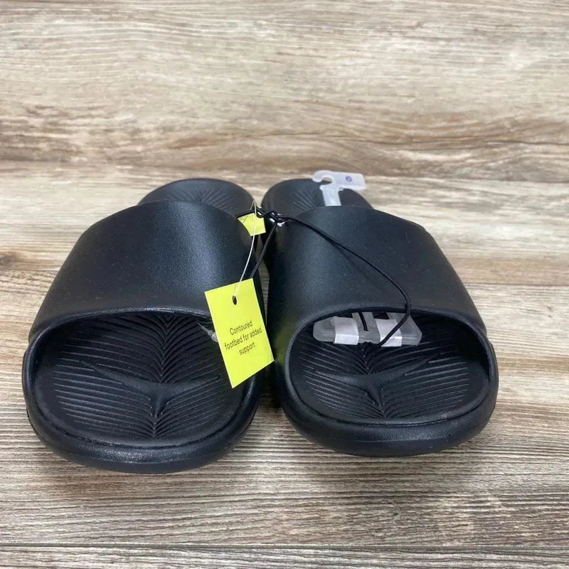 All in Motion Apollo Slip-On Slide Sandals sz 6Y Black 6Y New