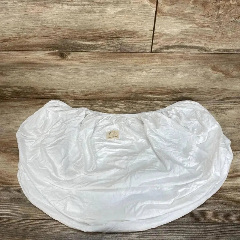 Burt's Bees Organic Changing Pad Cover White Used