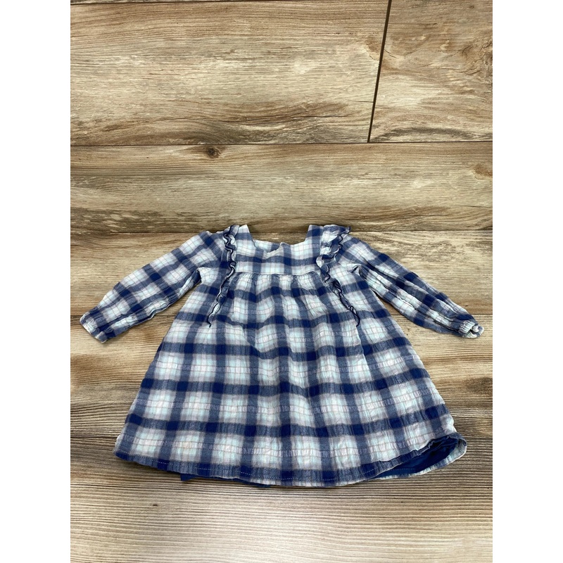 Zara Plaid Ruffle Dress sz 2-3