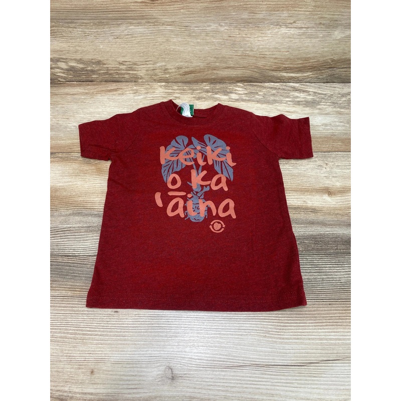 Aloha Grown Keiki Shirt Red sz 2T
