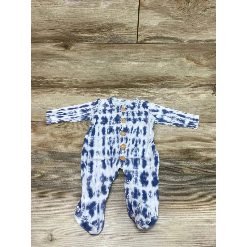 Bloomin' Baby Tie-Dye Sleeper White sz 0-3m
