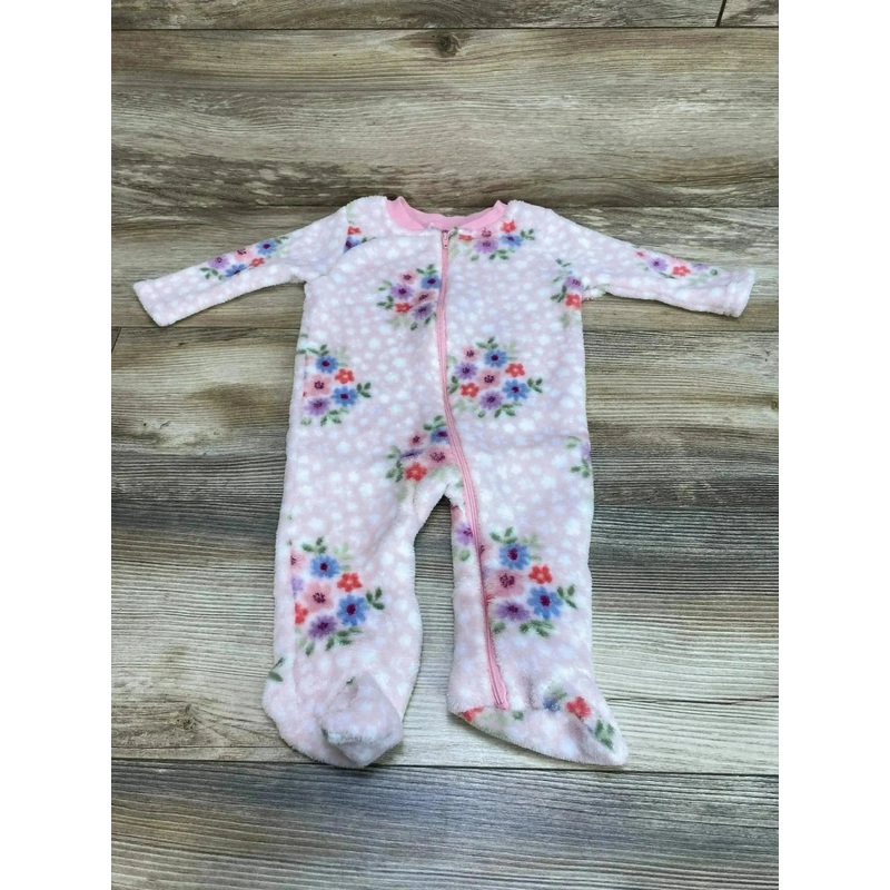 Zak & Zoey Floral Blanket Sleeper Pink sz 3-6m