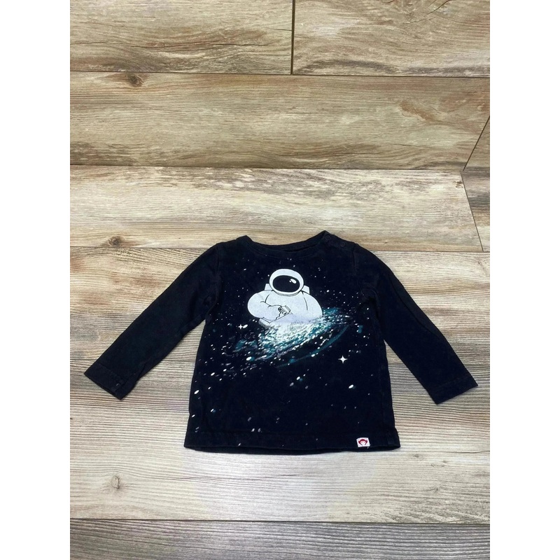 Appaman Black Space Milk Graphic Tee sz 12-18m