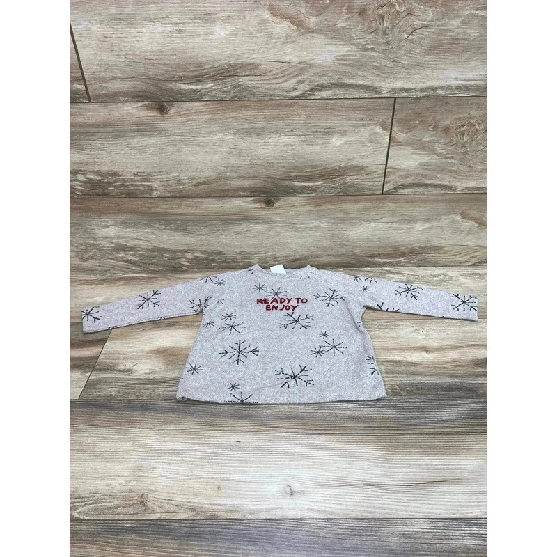 Zara Ready To Enjoy Shirt Brown sz 18-24m