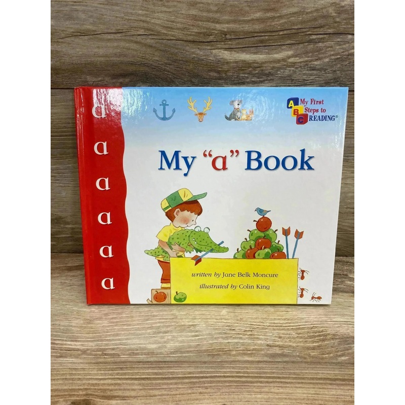 ABC My First Steps To Reading My "a" Book Hardcover By Jane Belk Moncure