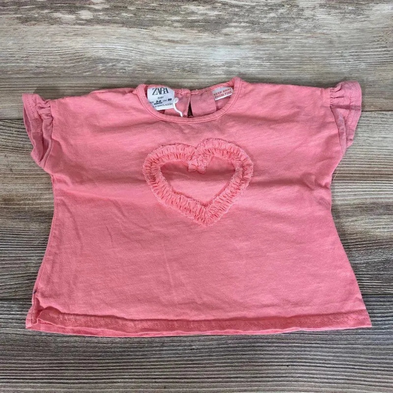 Zara Baby Shirt sz 3-6m Pink 3-6m Used