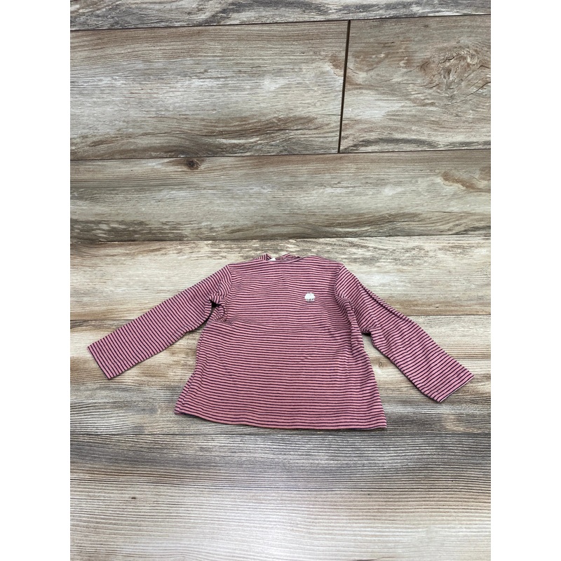 Zara Baby Striped Shirt Pink sz 9-12m