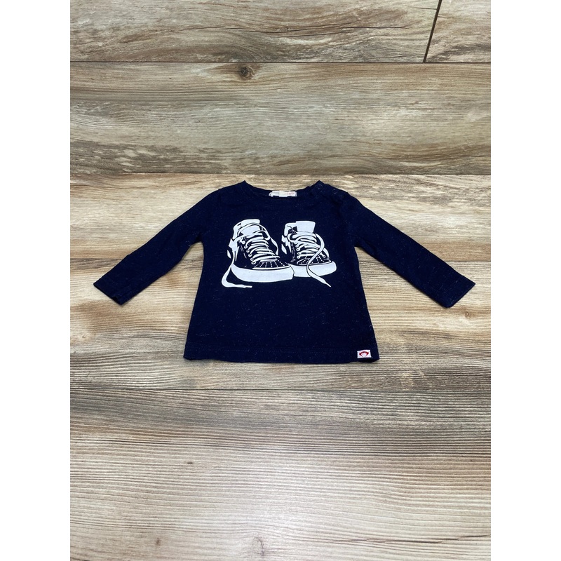 Appaman Mini Sneaker Graphic Shirt Navy sz 6-12m