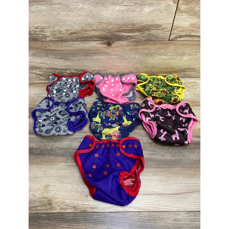 Best Bottom 7Pk Diaper Cover Mixed Prints OS