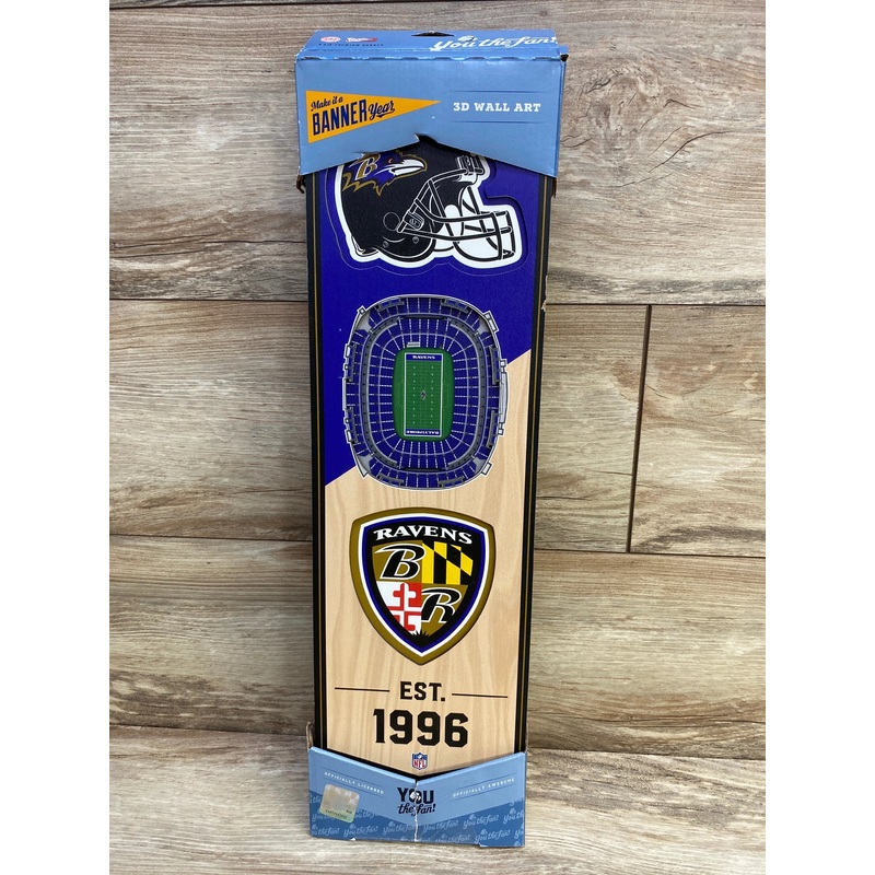 YouTheFan NFL Baltimore Ravens 3D Stadium, M&T Bank Stadium Wall Art