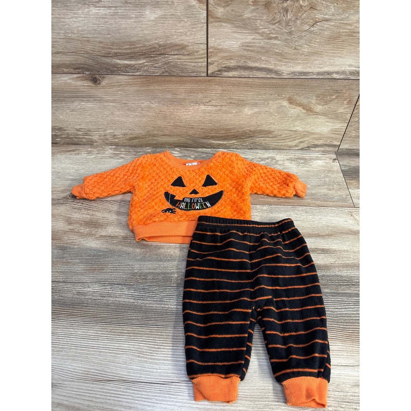 Baby Starters 2pc My First Halloween Sweatshirt & Pants Orange sz 3m Orange 3m