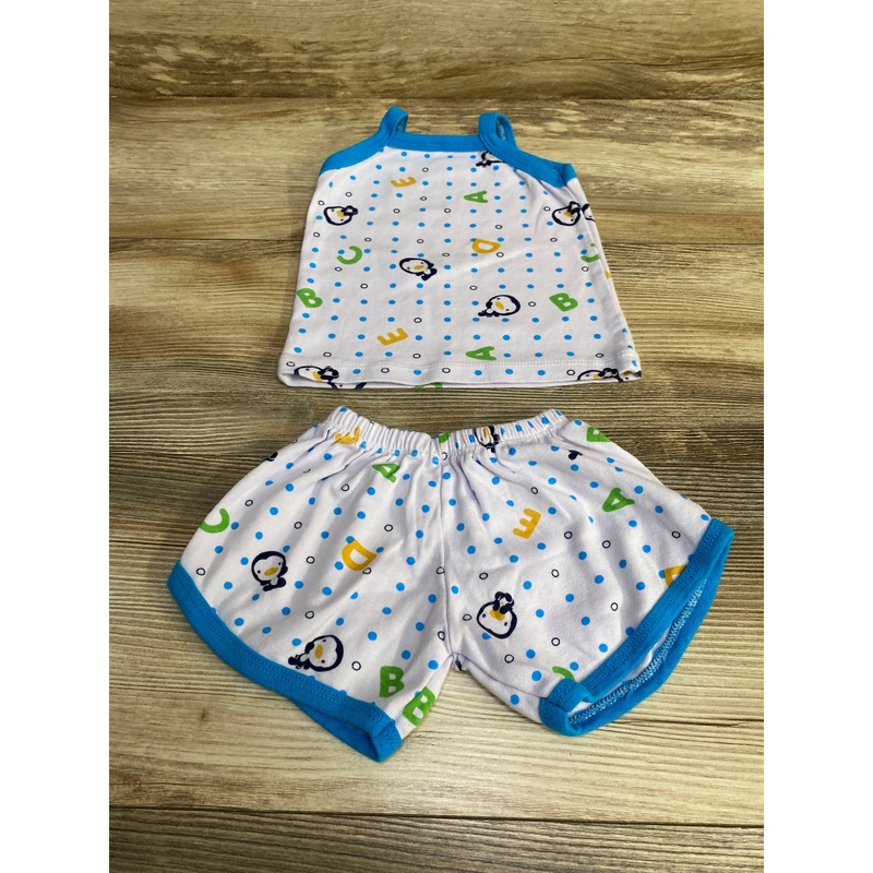 2pc Tank Top & Shorts White sz 0-3m White Newborn