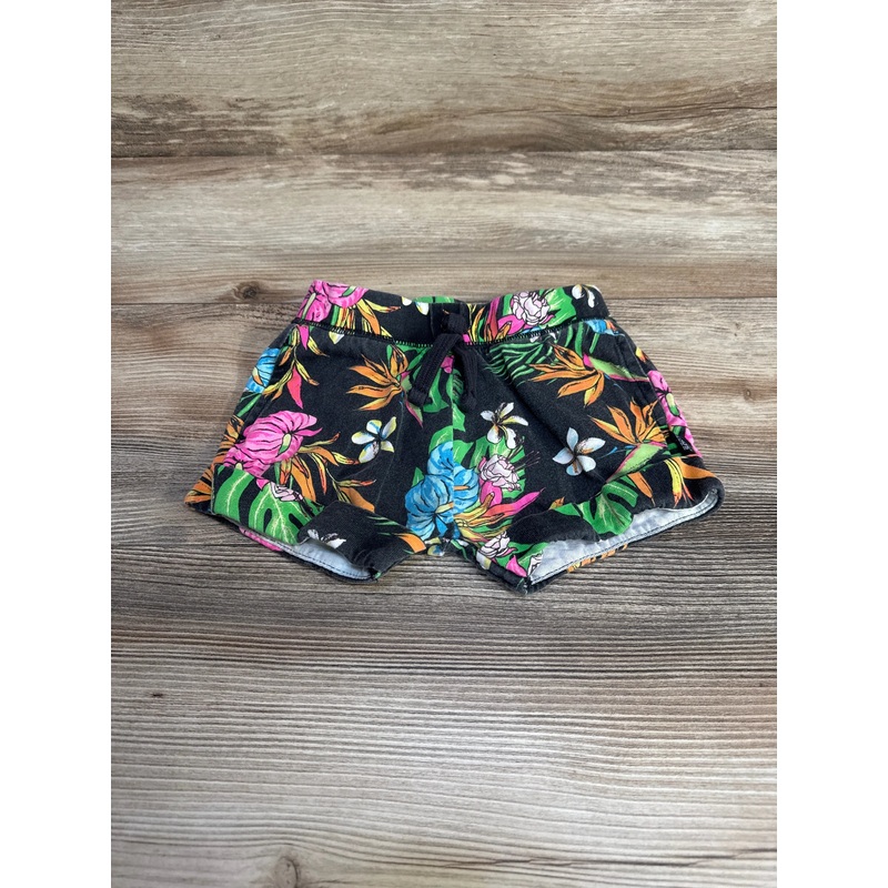 Bonds Floral Pull On Shorts Black sz 12-18m Black 12m