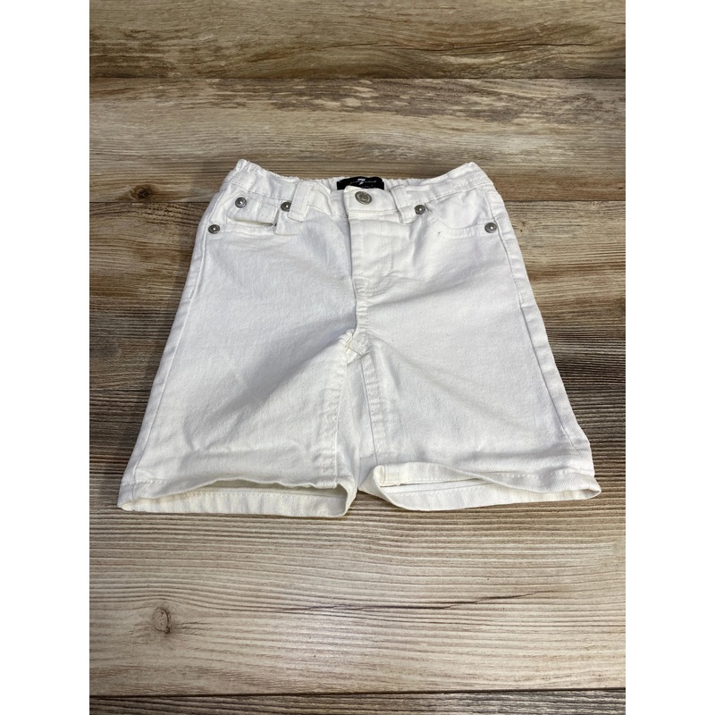 7 For All Mankind Denim Shorts White sz 18m White 18m