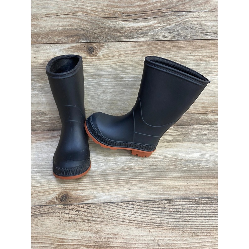 Weather & Chore Kids' Barn Buddy Black Rubber Boots sz 5c