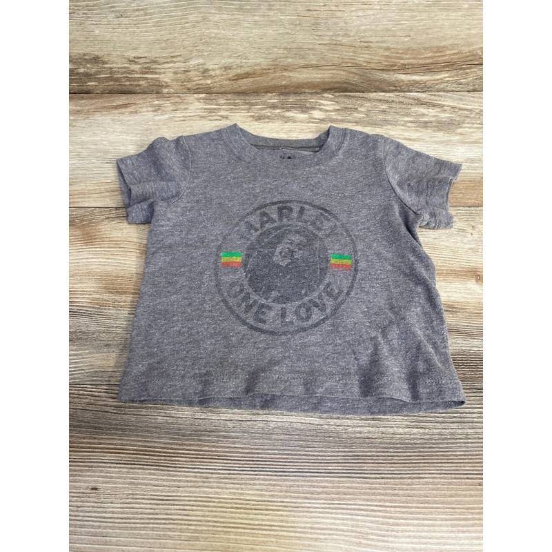 Zion Rootswear Bob Marley One Love Shirt Grey sz 12m Grey 12m