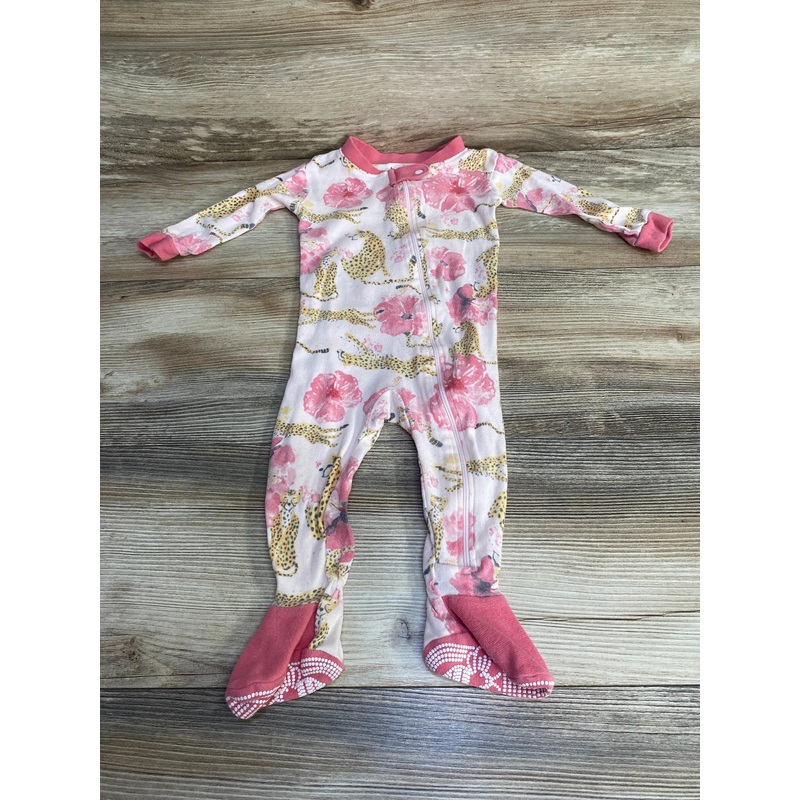 Burt's Bees Baby Organic Floral Sleeper Pink sz 3-6m Pink 3m