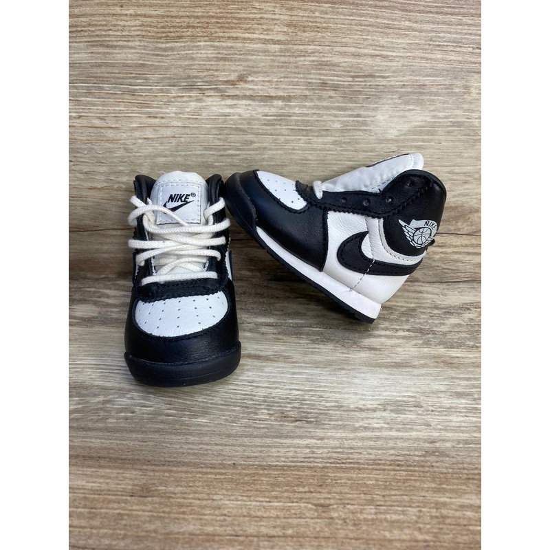 Air Jordan 1 Retro High '85 OG TD 'Black White' Sneakers sz 2c