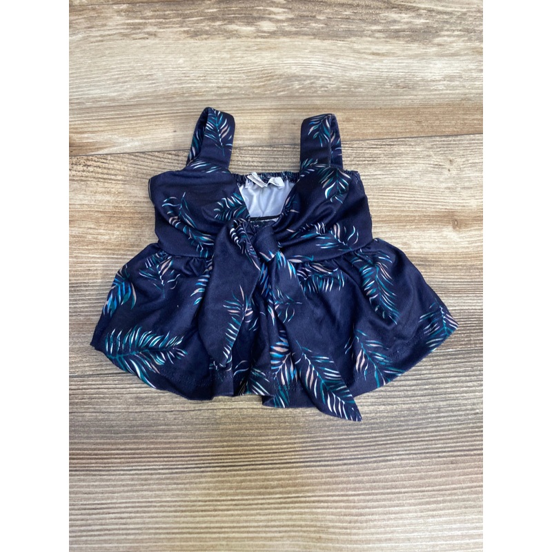 Bailey's Blossoms Sleeveless Top Navy sz 0-3m Navy Newborn