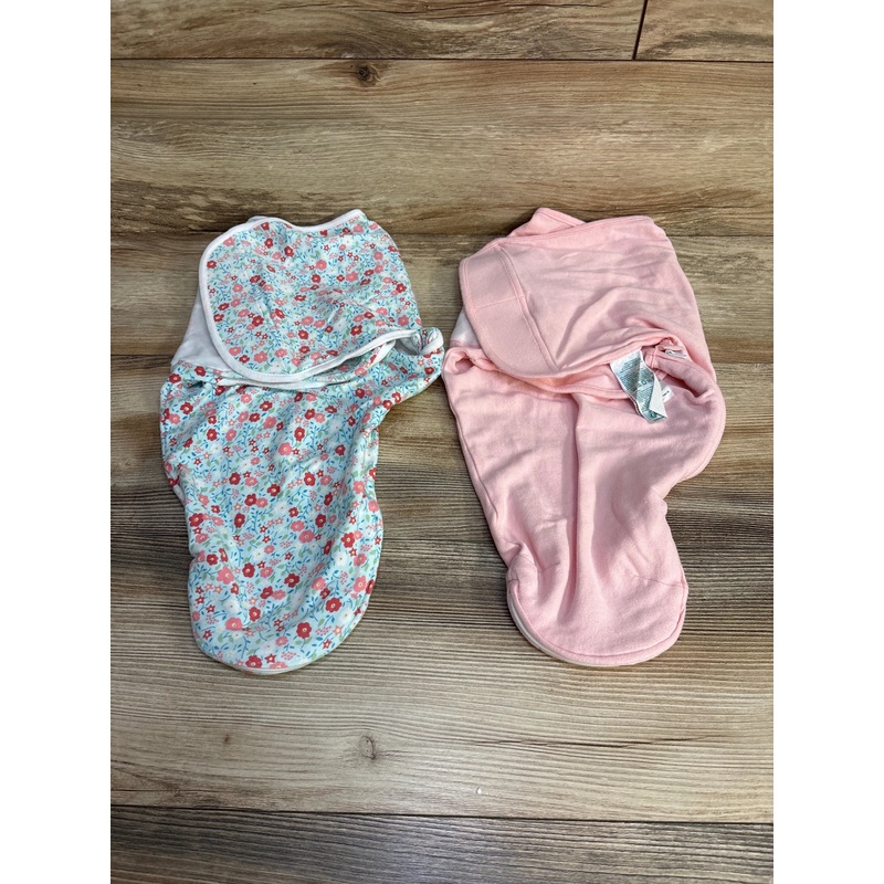 aden + anais 2pk Easy Swaddles Pink sz 0-3m