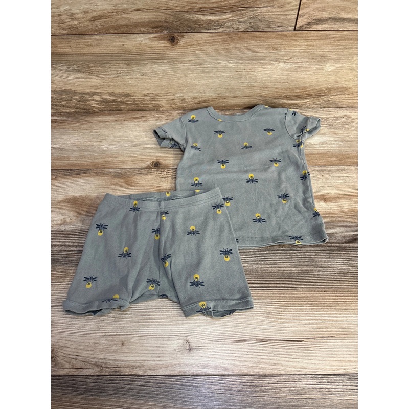 Baby Gap 2pc Fireflies Pajama Set Green sz 4T Green 4T