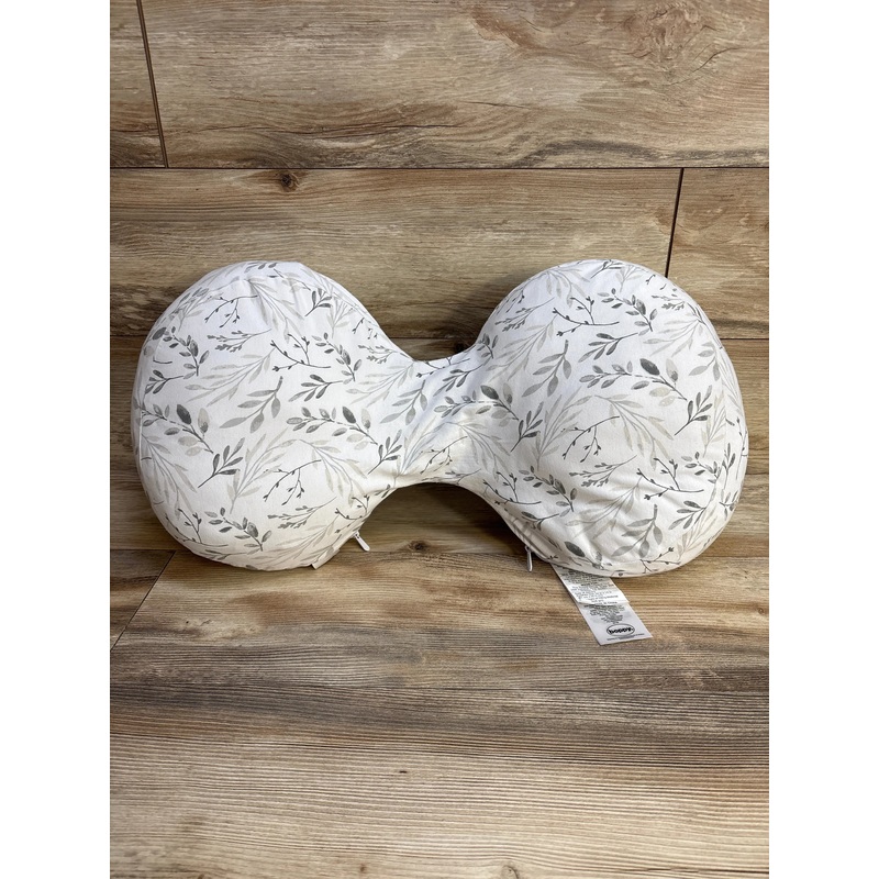 Boppy Side Sleeper Pregnancy Pillow - Gray Falling Leaves