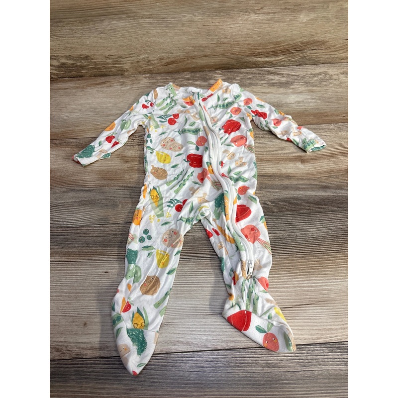 Angel Dear Veggies Footie White sz 3-6m White 3m