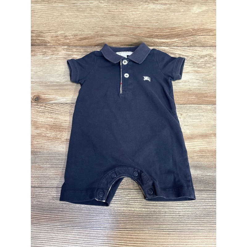 Burberry Polo Romper Navy sz 3m Navy 3m