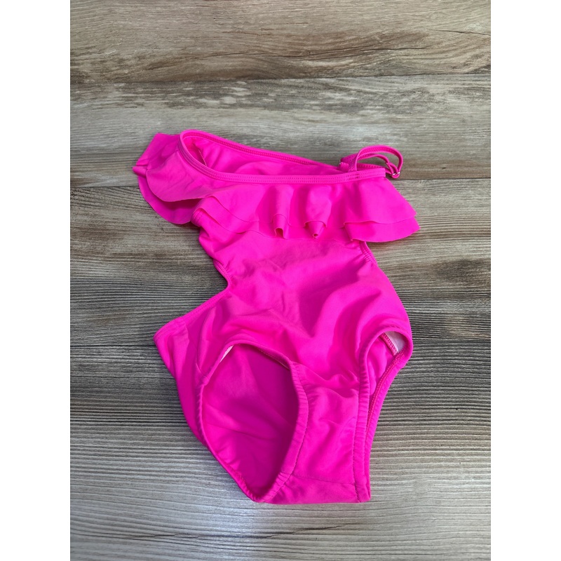 1pc Ruffle Cut Out Swimsuit Pink sz 12-18m Pink 12m