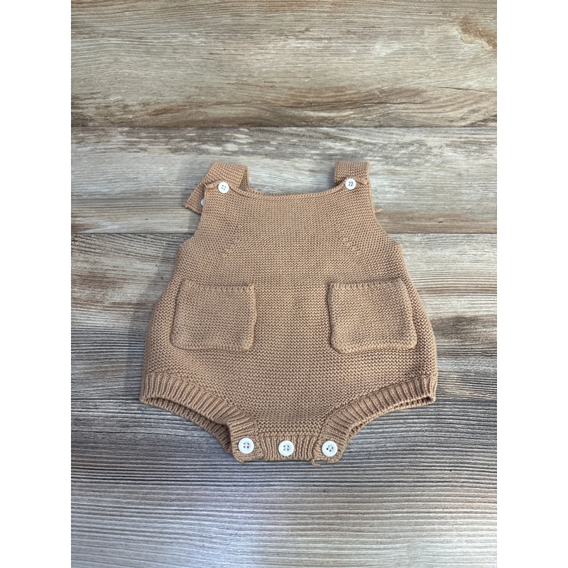 A-lebabay Knit Romper Brown sz 3m Brown 3m