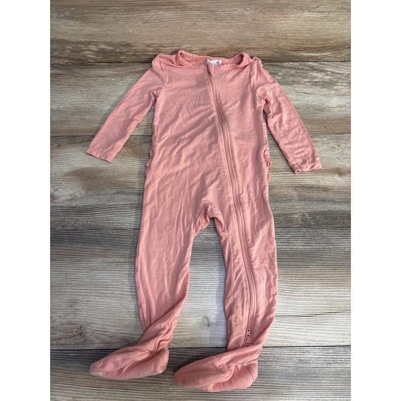 Angel Dear Ruffle Footie Pink sz 12-18m Pink 12m