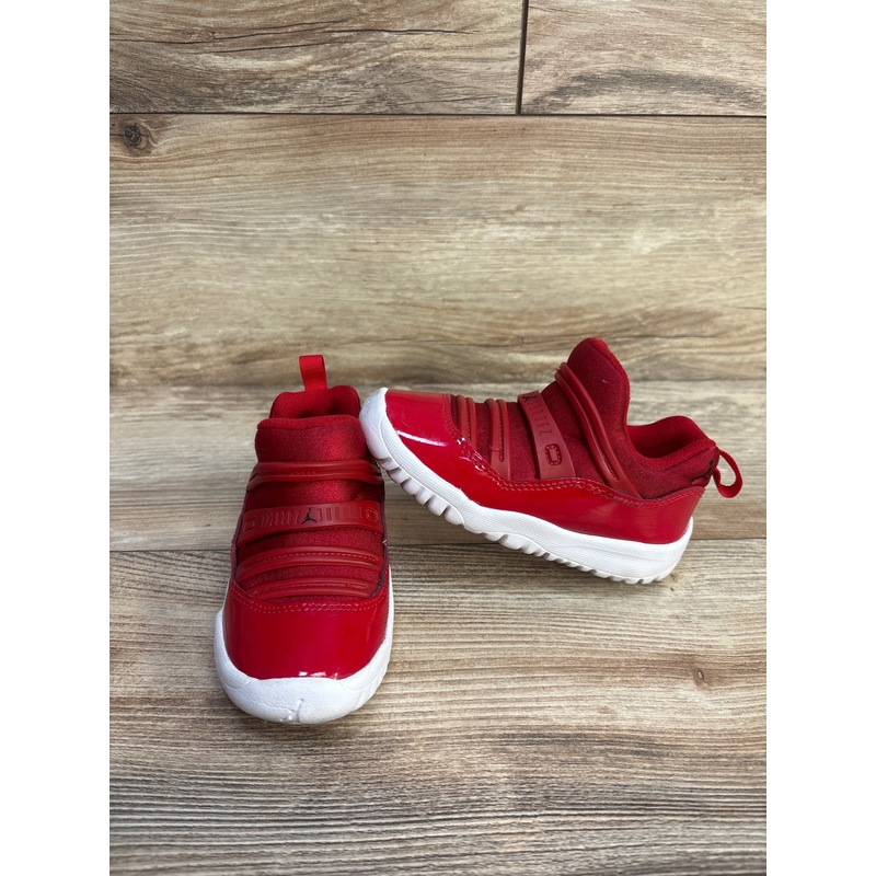 Air Jordan 11 Retro Little Flex TD 'Gym Red' Sneakers sz 8c