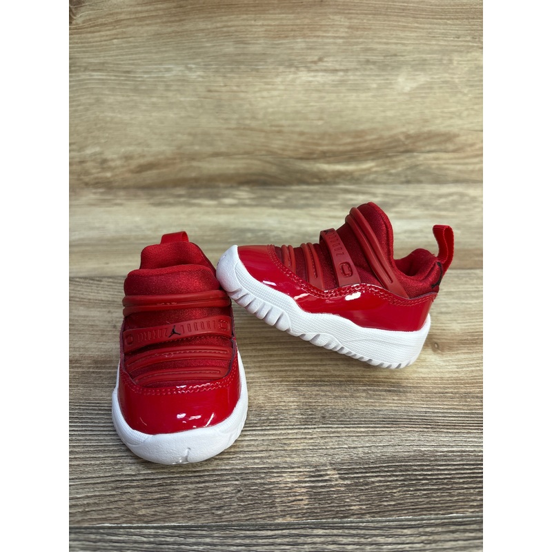 Air Jordan 11 Retro Little Flex TD 'Gym Red' Sneakers sz 1.5
