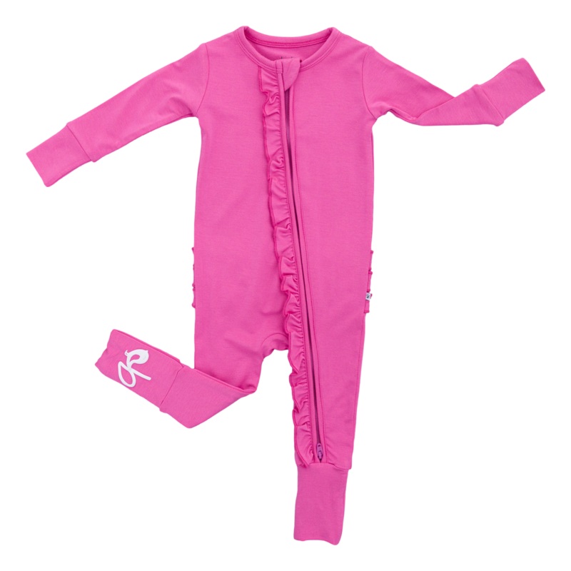 Birdie Bean Phlox Ruffle Convertible Romper Newborn