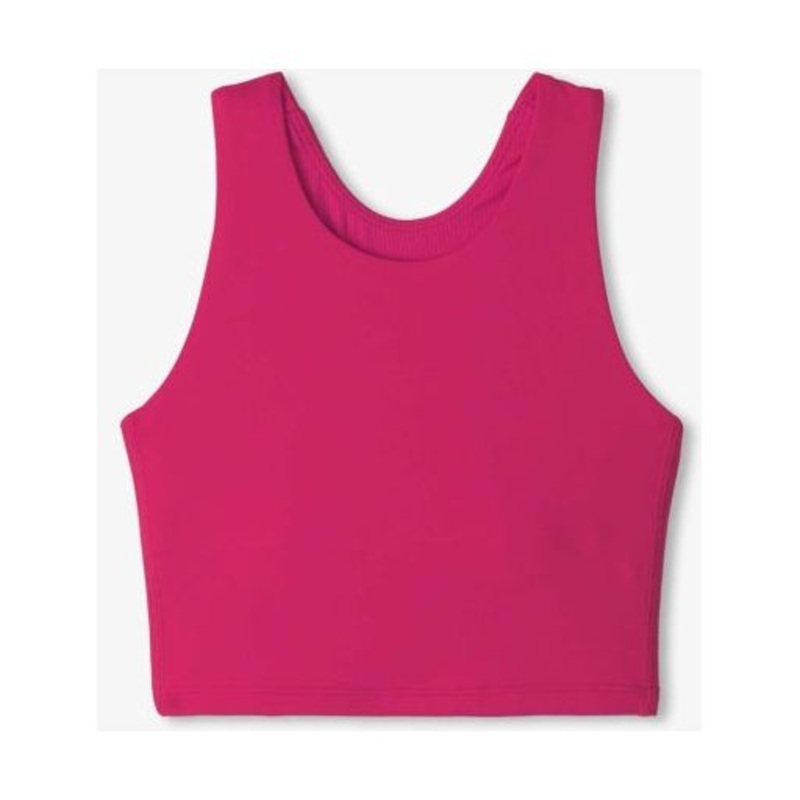 Hatley Girls Pink Yarrow Sporty Tank with Built in Bra 2