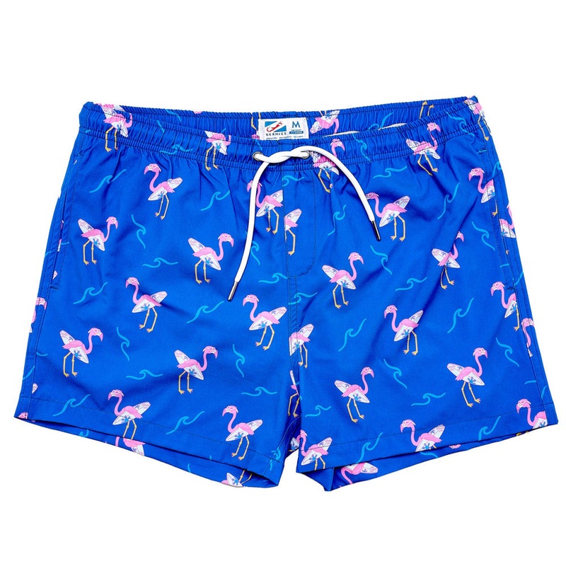 Bermies Miami Beach 4" Inseam Swim Trunks S