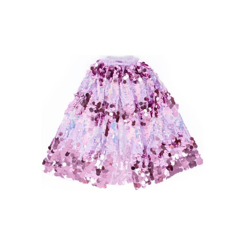 Great Pretenders The 5Th Avenue Pailette Cape, Purple, 4-6Y