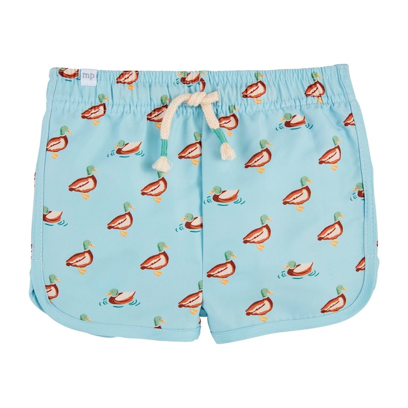 Mud Pie Duck Print Trunks 12-18M