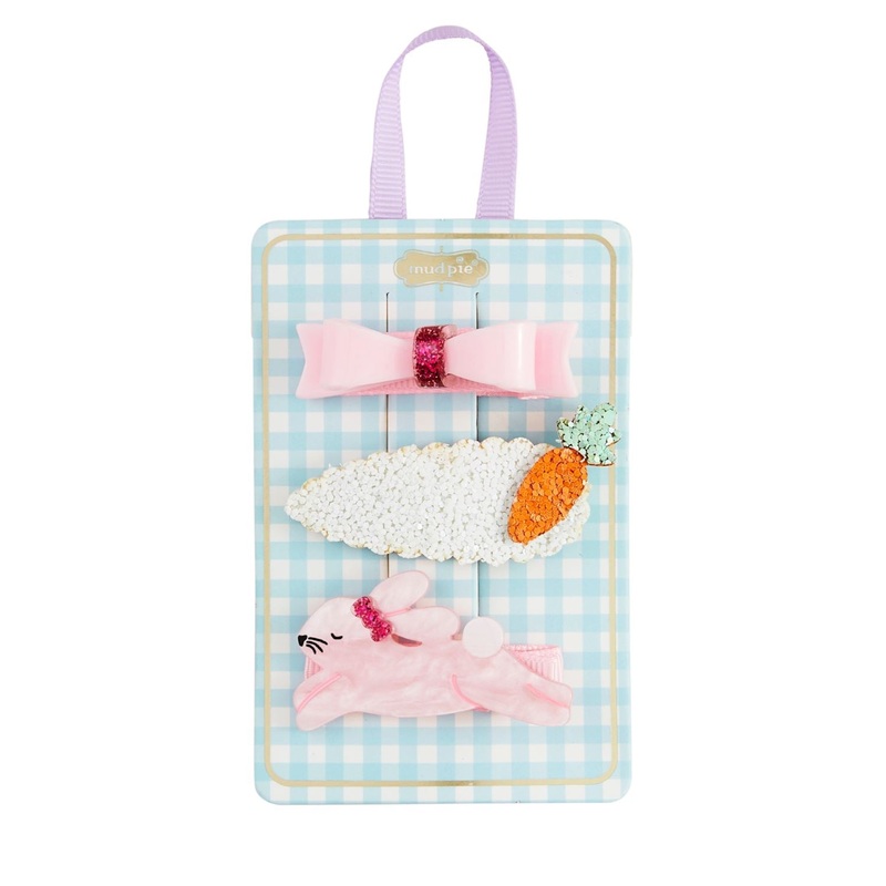 Mud Pie Easter Hair Clips Blue